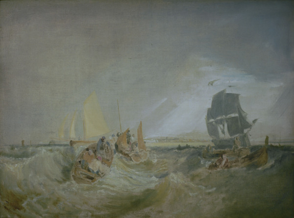 W.Turner, Schiffahrt Themsemündung von William Turner
