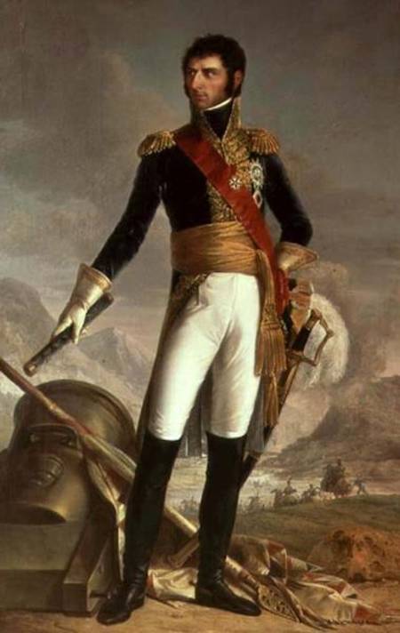 Portrait of Charles Jean Baptiste Bernadotte (1763-1844) after a painting by Francois Joseph Kinson von Joseph Nicolas Jouy