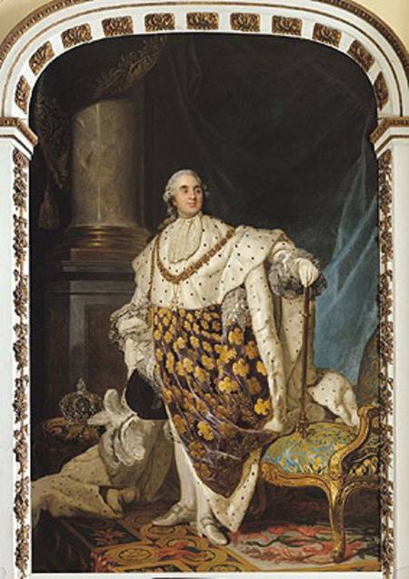 Louis XVI (1754-93) in Coronation Robes von Joseph Siffred Duplessis