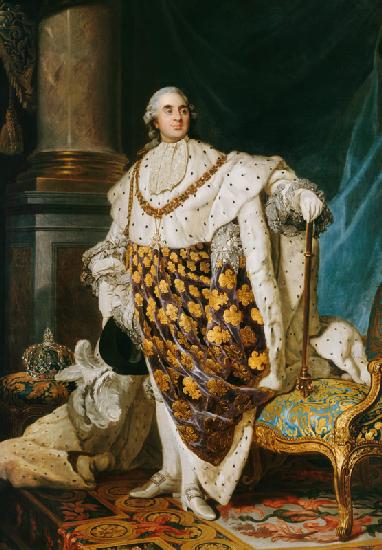 Louis XVI (1754-93) King of France in Coronation Robes 1777