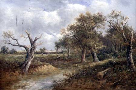 Landscape with Dying Tree von Joseph Thors
