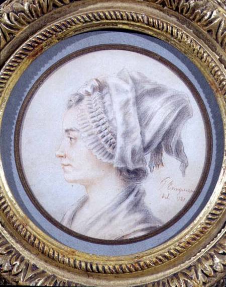 Portrait of a woman, said to be Constanze, Mozart's wife von Joseph Trinquesse