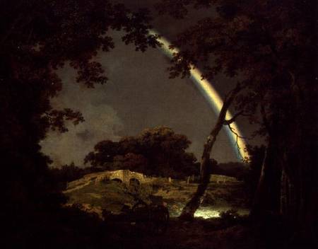 Landscape with a Rainbow von Joseph Wright of Derby