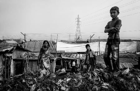 Auf den Straßen von Bangladesch.