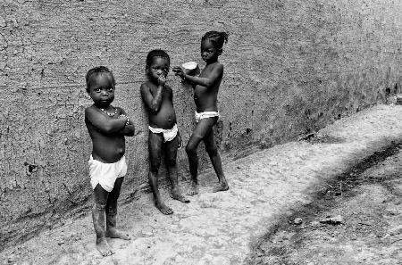 Drei Mädchen-I (Djenné,Mali)