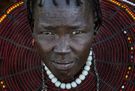 Frau vom Pokot-Stamm - Kenia