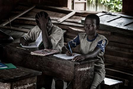 In der Schule in Benin