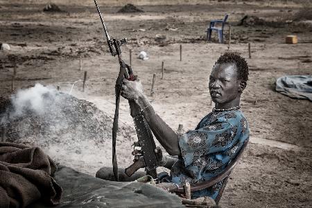 In einem Lager des Mundari-Stammes – Südsudan