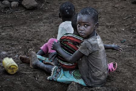 Kinder des Pokot-Stammes – Kenia