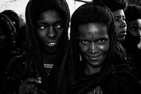 Mädchen beim Gerewol-Festival – Niger