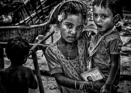 Rohingya-Flüchtlingskinder.