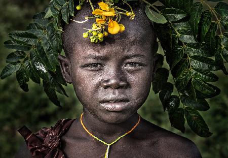 Surma-Junge – Äthiopien