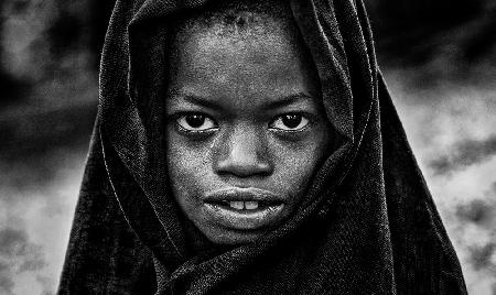 Surma-Junge-Äthiopien