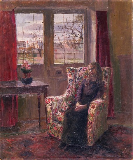 In the Armchair by the Window  von Joyce  Haddon