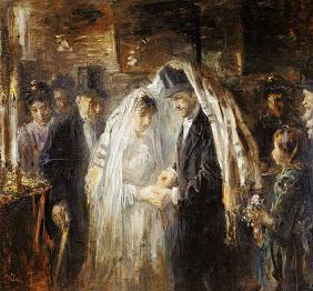 Jüdische Hochzeit 1903