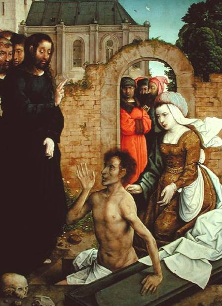 The Resurrection of Lazarus von Juan  de Flandes