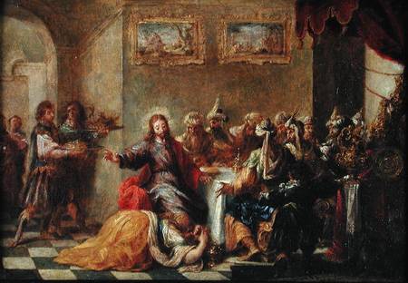 Christ in the House of Simon the Pharisee von Juan de Valdes Leal