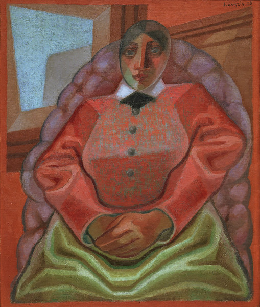 Frau im Sessel von Juan Gris
