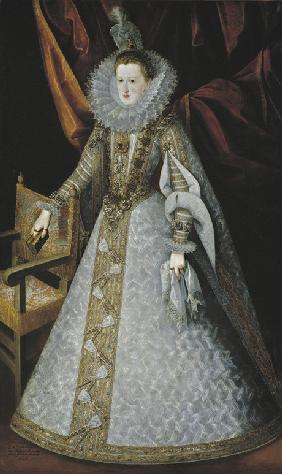 Porträt von Margarete von Österreich (1584–1611), Königin von Spanien 1606