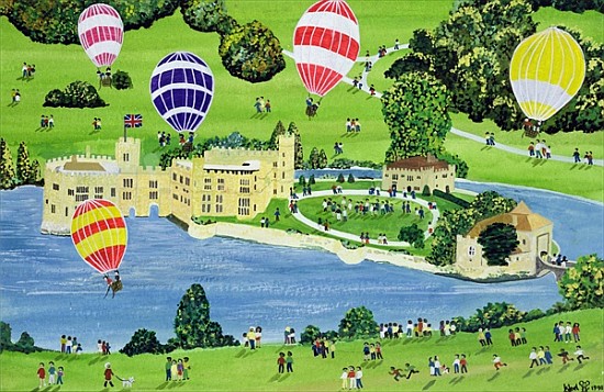 Ballooning at Leeds Castle  von Judy  Joel