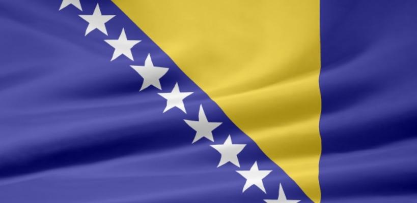 Bosnien und Herzegowina Flagge von Juergen Priewe