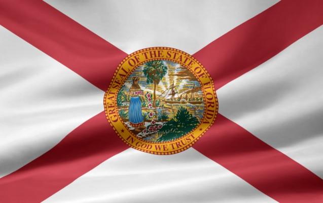Florida Flagge von Juergen Priewe