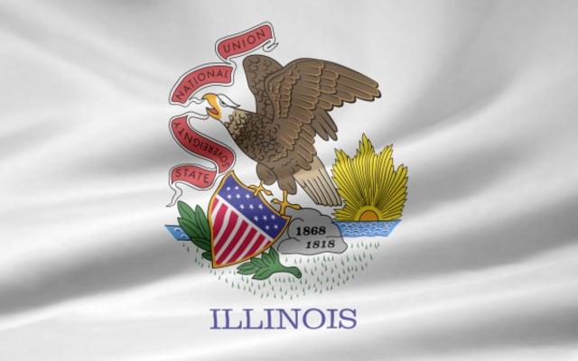 Illinois Flagge von Juergen Priewe