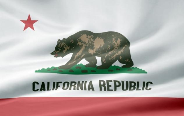 Kalifornien Flagge von Juergen Priewe