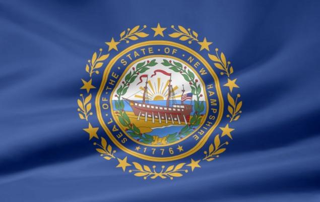 New Hampshire Flagge von Juergen Priewe