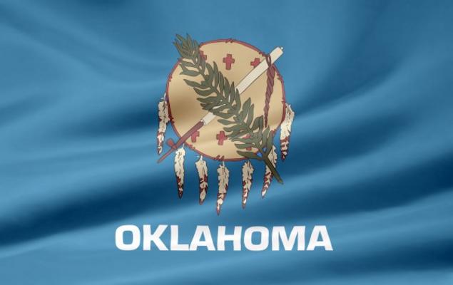 Oklahoma Flagge von Juergen Priewe