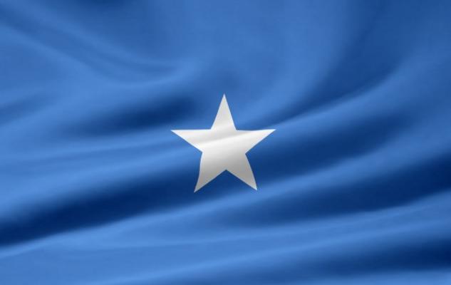 Somalische Flagge von Juergen Priewe