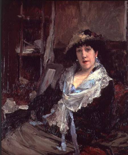Portrait of Madame Jeanne Samary von Jules Bastien-Lepage