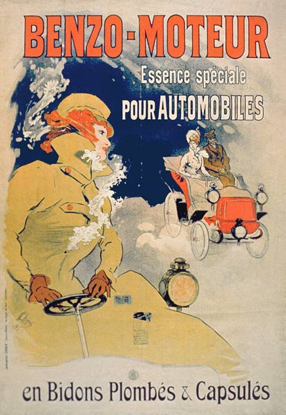 Poster advertising 'Benzo-Moteur' Motor Oil Especially for Automobiles von Jules Chéret