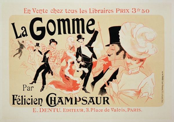 La Gomme (Plakat) von Jules Chéret