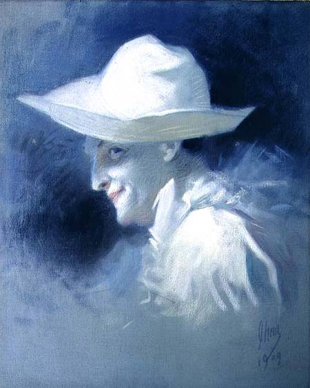 The Mime Artist Georges Wague as Pierrot von Jules Chéret