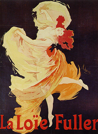 Plakat für die Tänzerin Loie Fuller von Jules Chéret