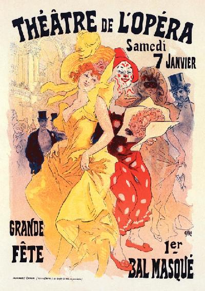 Théatre de l'opéra. Bal masqué (Plakat)