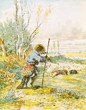 The Wolf as a Shepherd, from the ''Fables'' Jean de La Fontaine (1621-95)