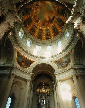 Interior view of the dome 1677-1706