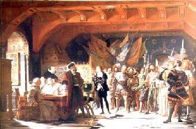 Francis de Bonnivard (1496-1570) the Prisoner of Chillon, brought before the Duke of Savoy in 1530 1870