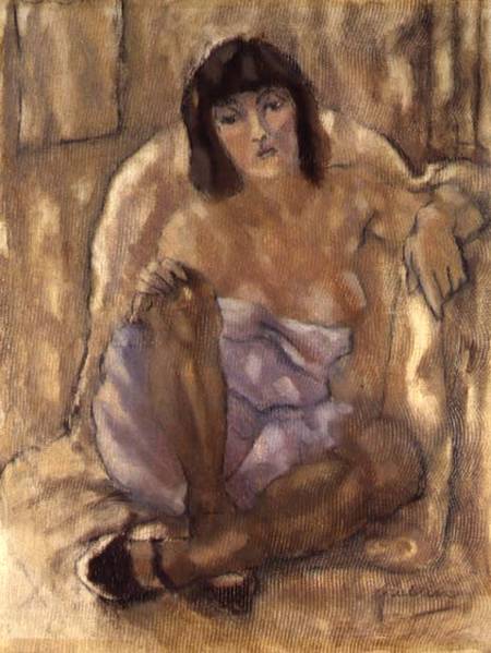Seated Woman von Jules Pascin