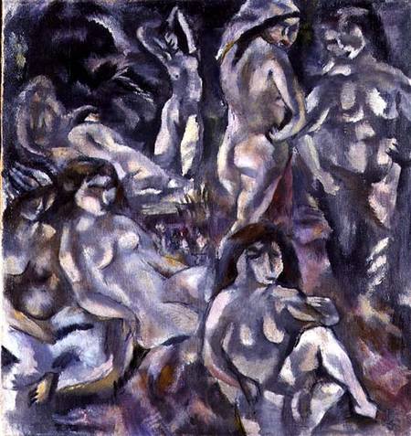 Eight Women in the Nude von Jules Pascin