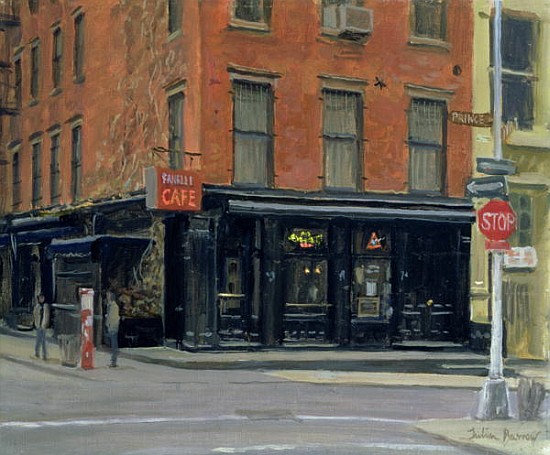 Fanelli''s Bar, New York, 1996 (oil on canvas)  von Julian  Barrow