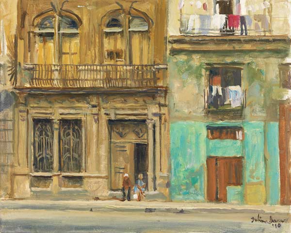 Havana House Front von Julian  Barrow