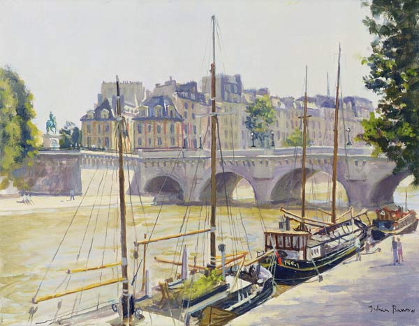 Pont Neuf (oil on canvas)  von Julian  Barrow