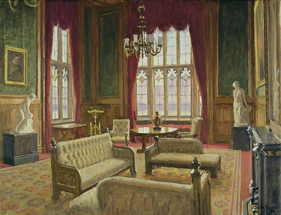 The River Room, Palace of Westminster (oil on canvas)  von Julian  Barrow