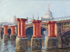 Blackfriars Bridge (oil on canvas) 