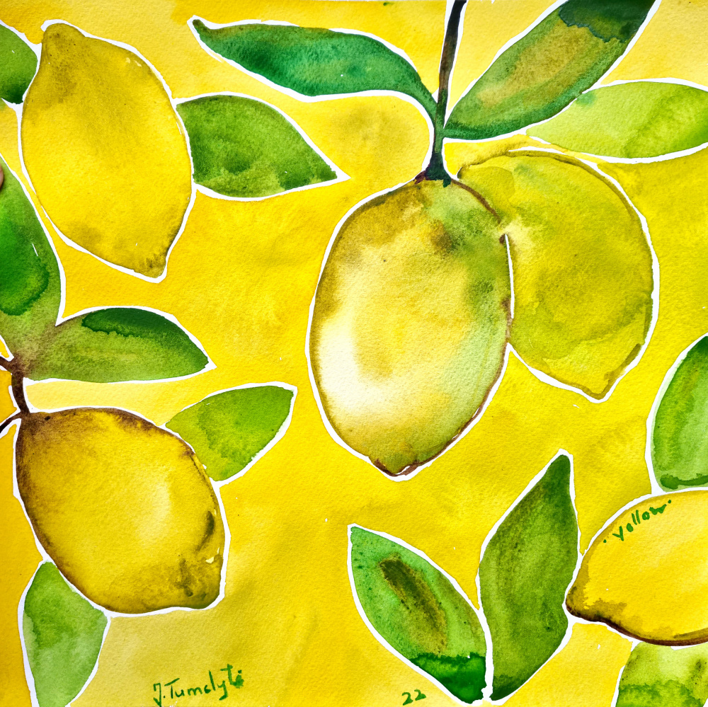 Gelbe Zitronen von Julija Belickienė