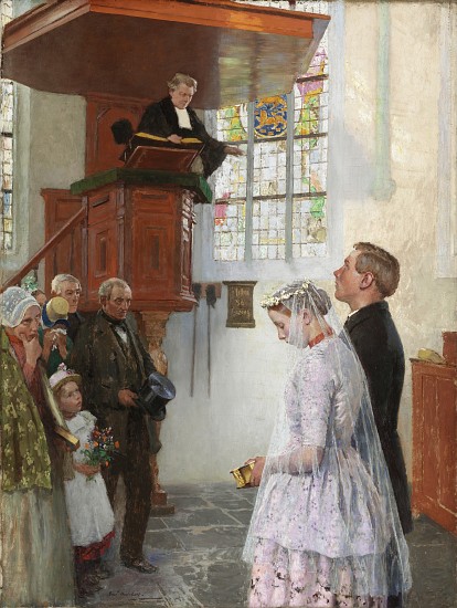 The Wedding von Julius Gari Melchers