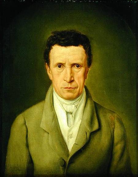 Portrait of Johann Friedrich Nikolaus Oldach (1773-1849) 1824 von Julius Oldach